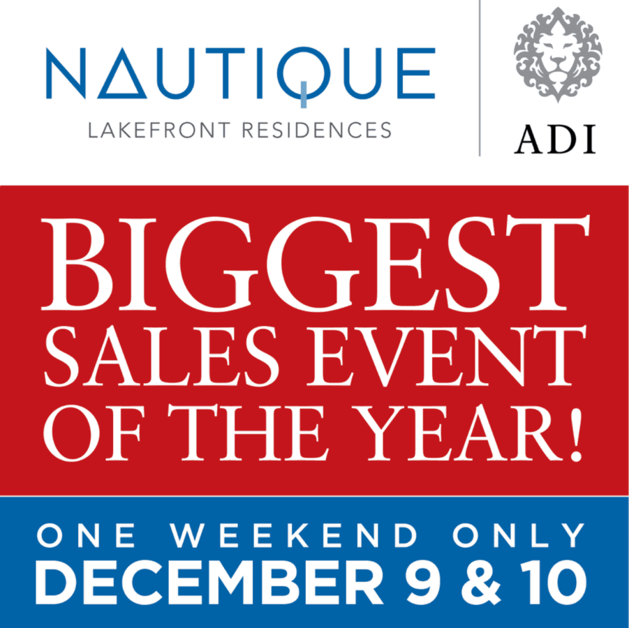 Biggest Sale Flyer for Nautique Lakefront Condos