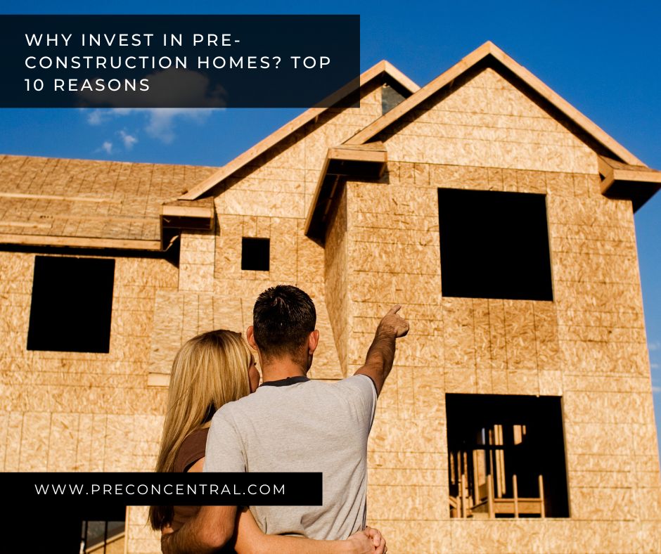 First-time home buyers purchasing a pre-construction home