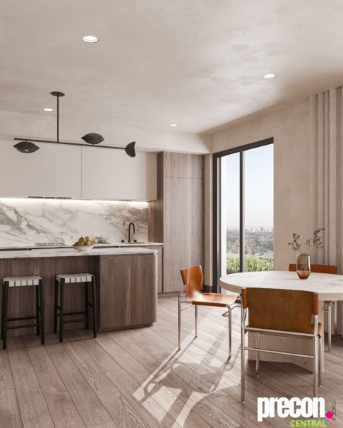 Craft Condo Residences Pre-Construction 3D Interior Rendering in Toronto