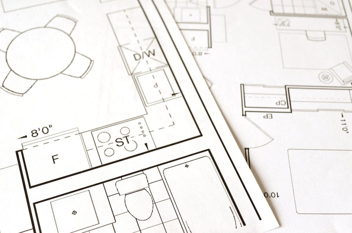 A photo of a real estate pre-construction floor plan