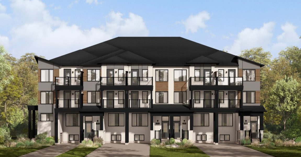 3D Rendering Arbor West Townhomes Brampton