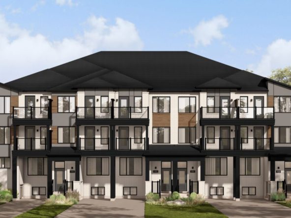 3D Rendering Arbor West Townhomes Brampton