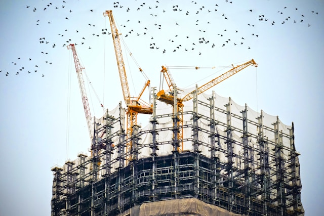 Residential building under construction