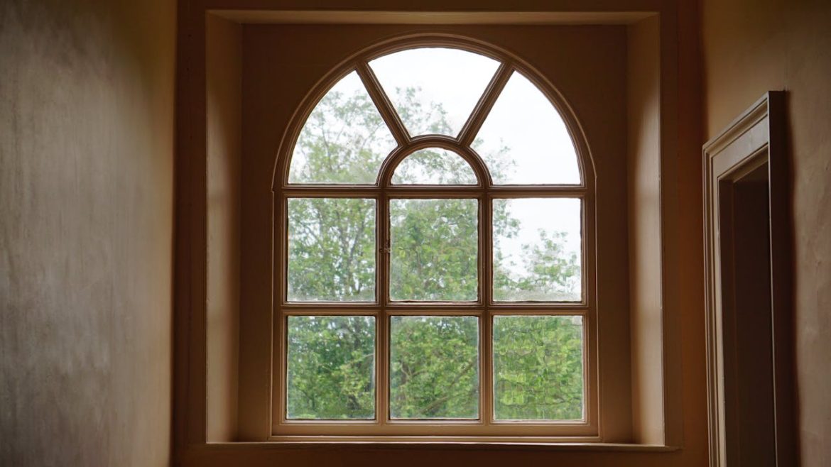 A photo of a window from the inside