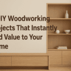 DIY woodworking projects that add value to your home