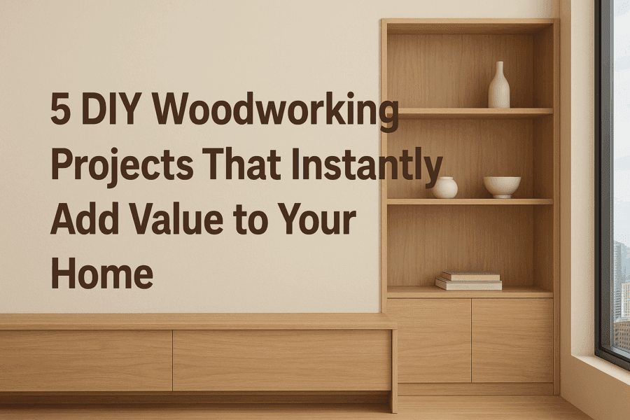 5 DIY Woodworking Projects That Instantly Add Value to Your Home ...